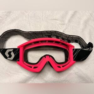 Throwback- Scott Neon Pink Goggles